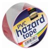 ZEBRA TAPE - RED/WHITE SELF/ADH 50mm x 33m