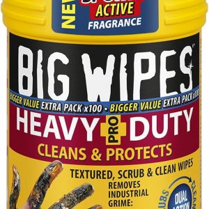 BIG WIPES (redtop) 4X4 H/D WIPES-TUB OF 80 (BGW2020)